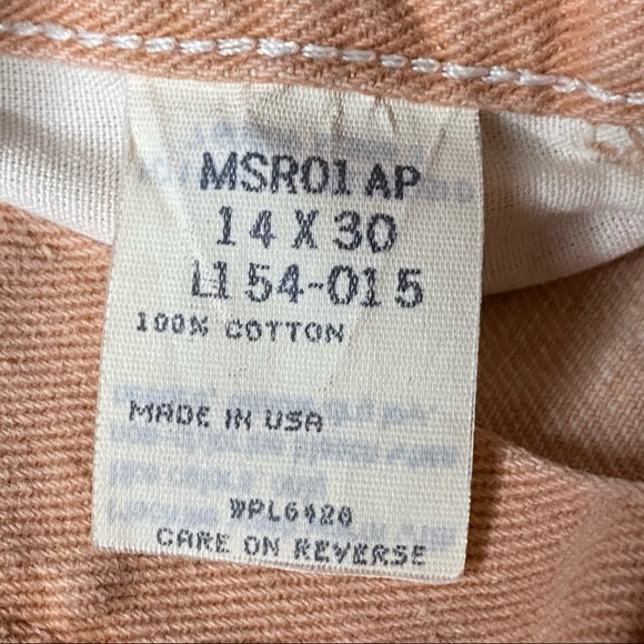 Vintage Salmon Wrangler High Waisted Mom Jeans - Picture 3 of 6